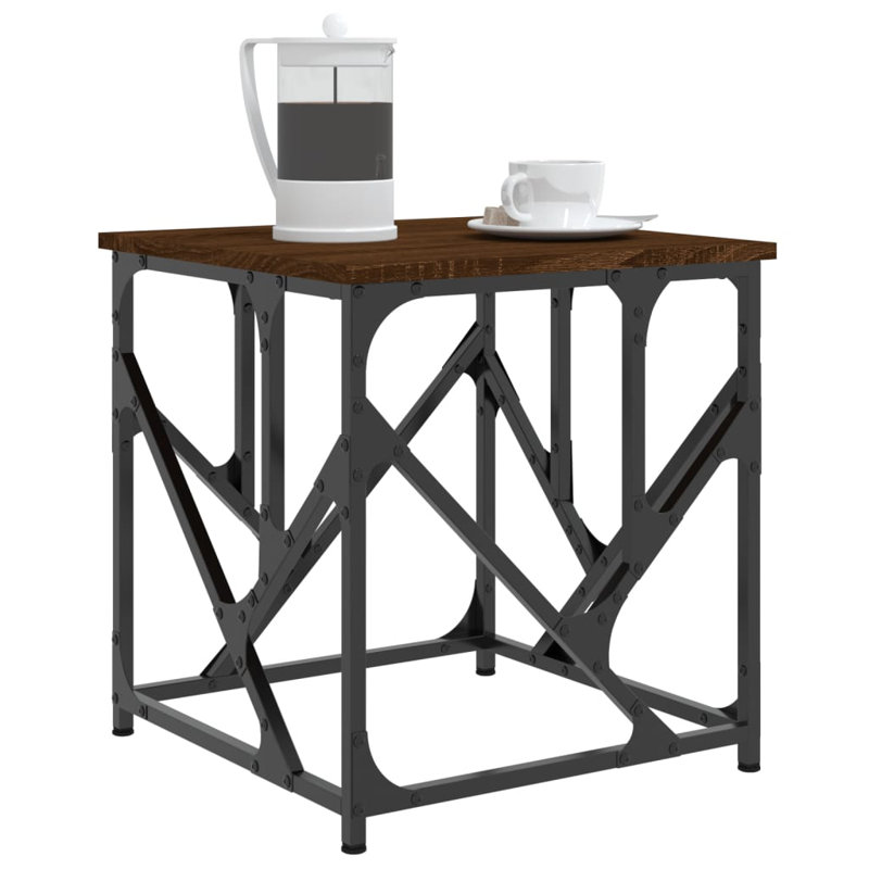 Bergner Four Leg Coffee Table, Brown Oak