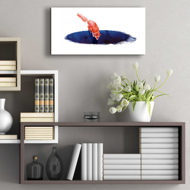 «Jump Into Nowhere» par Robert Farkas, H 12 po x l 24 po