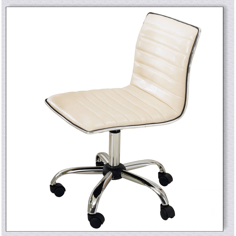 Chaise de bureau Fremo Chromel, Beige
