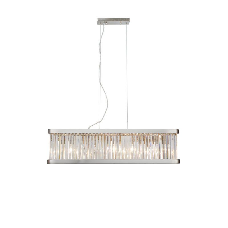 Fairbury 5 - Light Kitchen Island Pendant, Satin Chrome