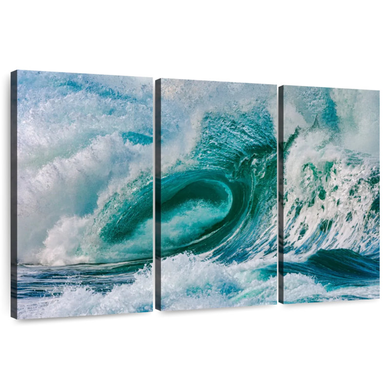 Gillard Violent Ocean Wave, 42" H x 65" W