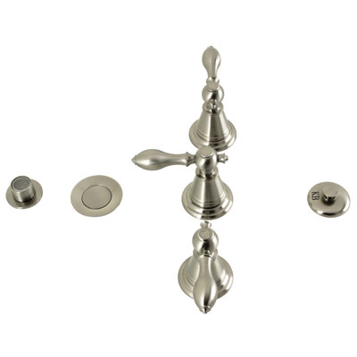 Robinet de bidet vertical à trois poignées Victorian