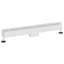  Wall Mounted Shower Drain Silver Stainless Steel 304 Bathroom Drainage