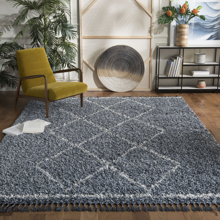 Haverly Pro Lux Shag 400 Performance Geometric Rug