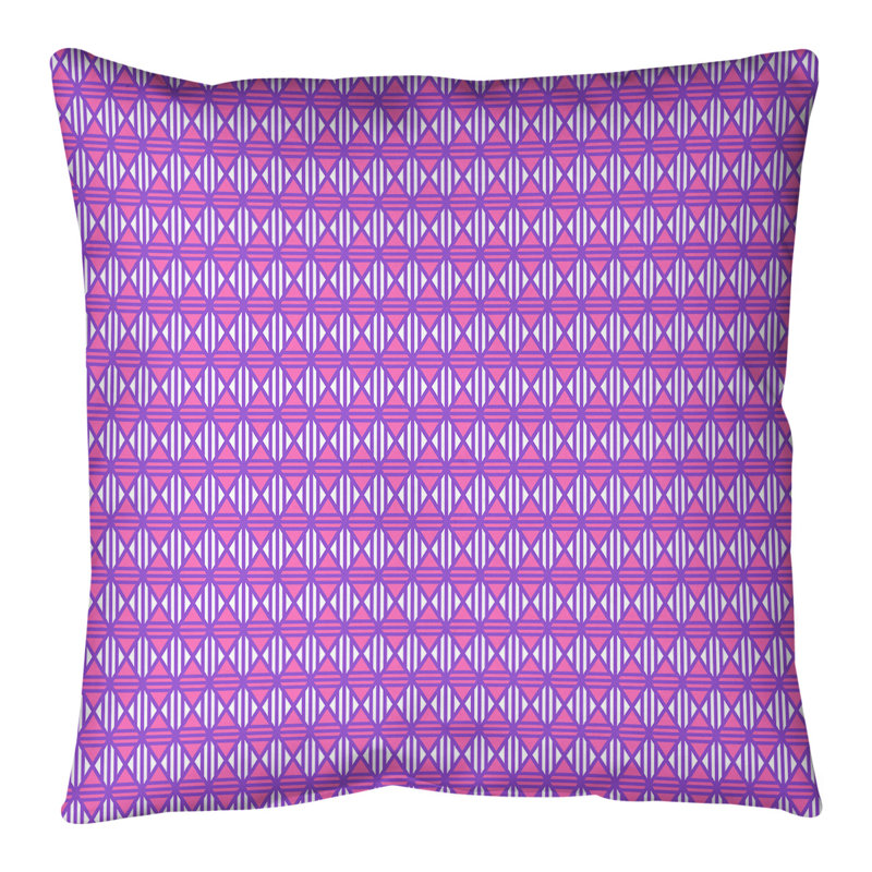 Coussin de sol Katelyn Elizabeth, 36 po x 36 po, Mauve / Rose