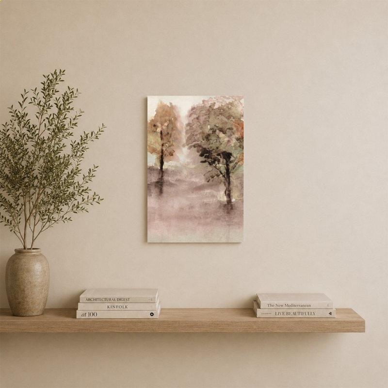Debruce Trees par Val Rhodes - Impression sur toile, 30" H x 20" W, Does Not Apply