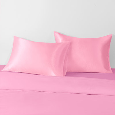 Satin Pillowcases With Envelope Closure