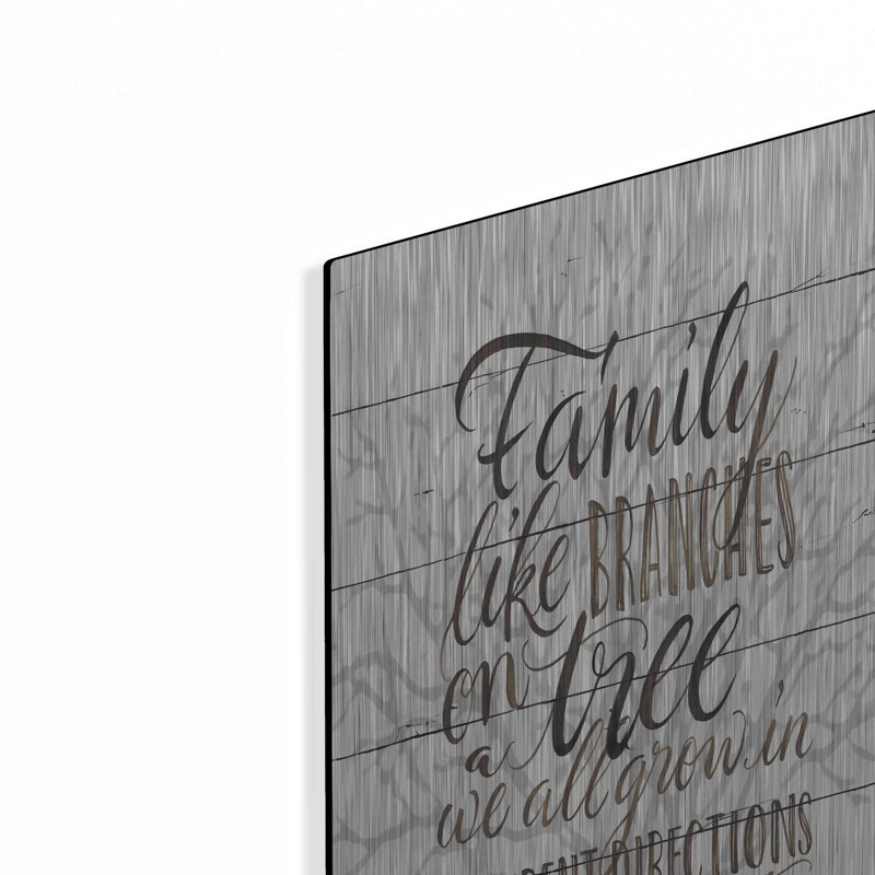 «Family» par Cindy Jacobs, art mural en métal, H 24 po x l 12 po