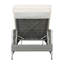 Chaise longue de patio ajustable, ensemble de piscine moderne en acier rotin Pe