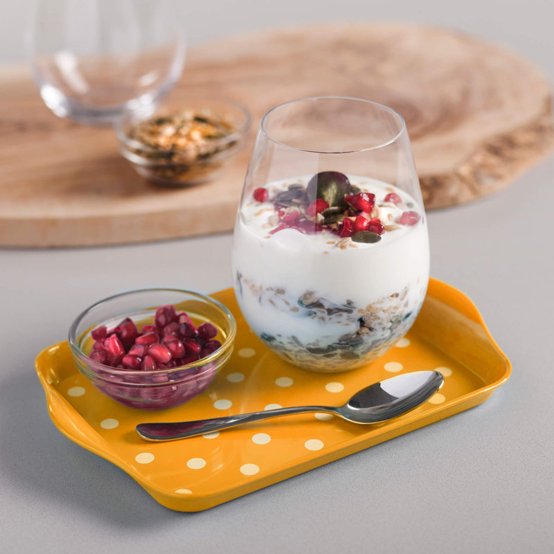 Zeal Melamine Tray, Mustard
