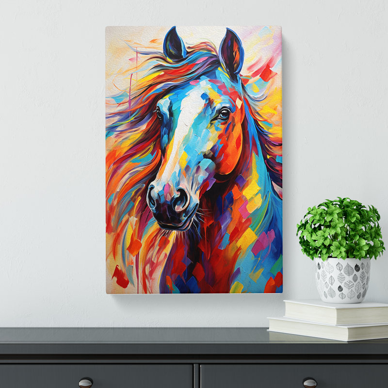 Horse Expressionism - Print, 60cm H x 40cm W x 3cm D