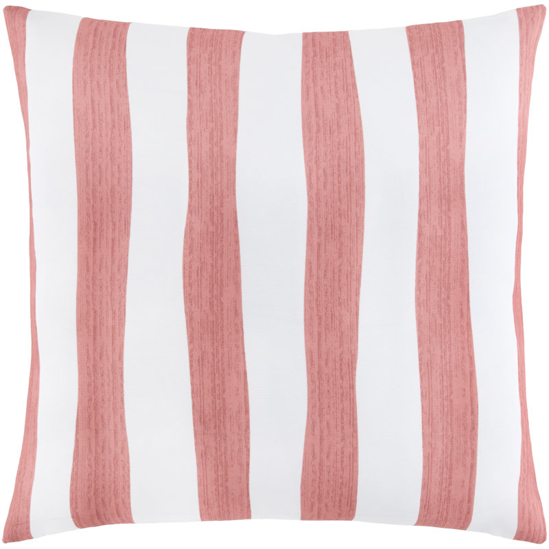 Coussin Laguna, Orange Striped, Square 22", Cover Only
