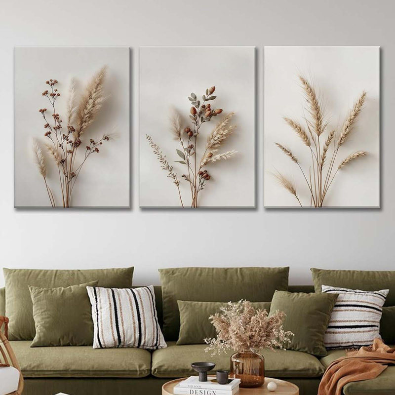 3 Piece Wrapped Canvas Print, 60 cm H x 40 cm W