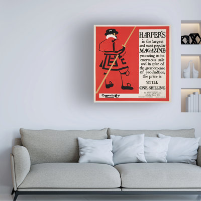 Nicholson, William And Pryde, James Reproduction Of A Harpers Magazine, 1895 Canvas Art