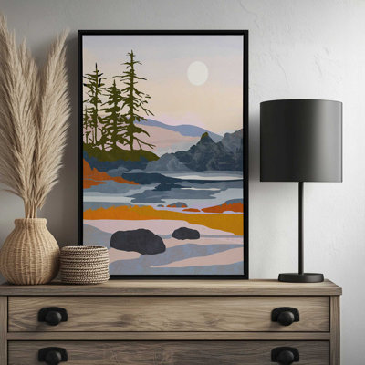 Valley Moon" by Garima Dhawan Acrylic Painting Print