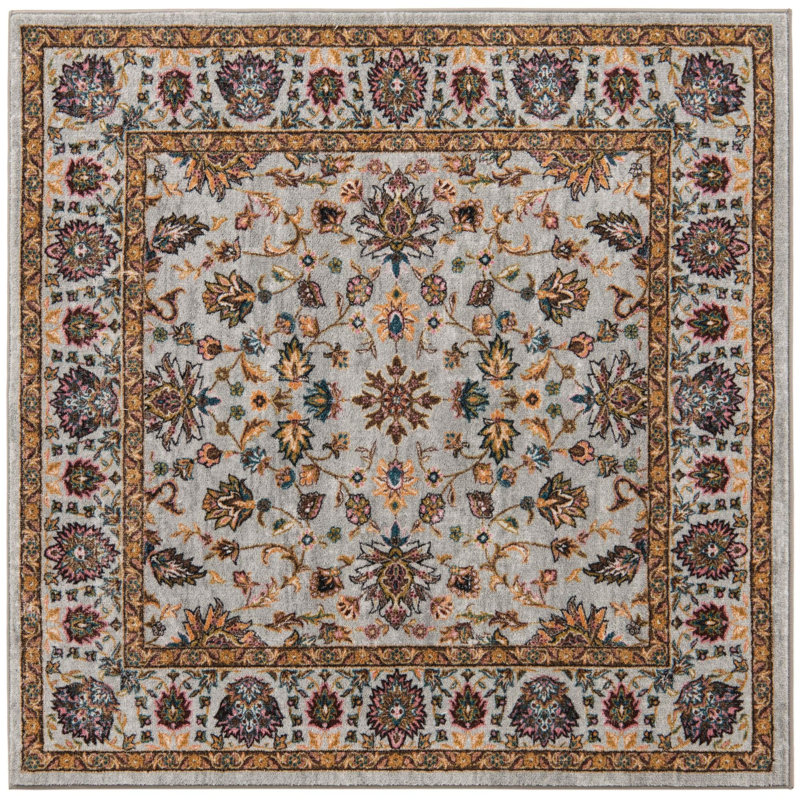 Artez Oriental Indoor Rug, Square 5'3"