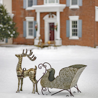 Christmas Reindeer Decorative Accent