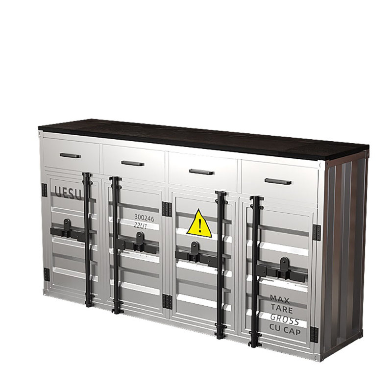 Buffet Jennier 70,86, Argent / noir