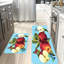 Ensemble de 2 tapis de cuisine Watercolor Apple Butterfly pour cuisine pour enfants, rouge et vert