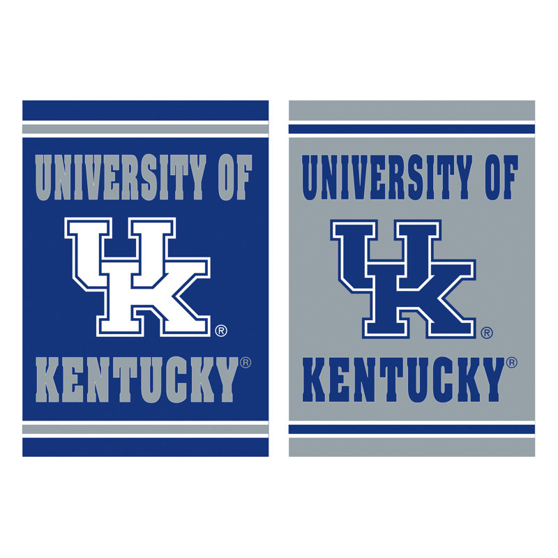 Drapeau en suède embossé, taille GDC, Université du Kentucky