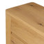 Commode 6 tiroirs Novella - Placage de chêne naturel épais et aléatoire