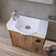 Minimal Ceramic 21.6'' L Bathroom Sink