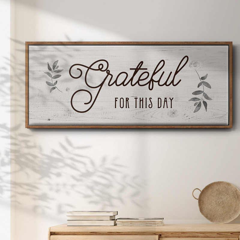 For this Day- Framed Canvas