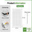 Carreau de plafond en PVC de qualité supérieure de 2 pi x 4 pi Fasarxiu - très épais, ignifuge, imperméable, réutilisable, 80 pieds carrés pi. / caisse (ensemble de 10)-128837614-130816091