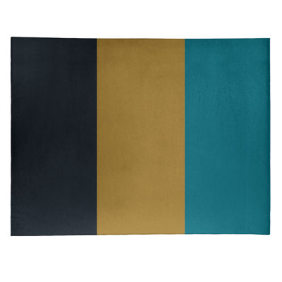 Tapis à rayures de football jaune jacksonville