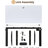 Midtown Value Height Adjustable Standing Desk, Single Motor, 48x24, White Top with Black Frame-2013536033-2013536062