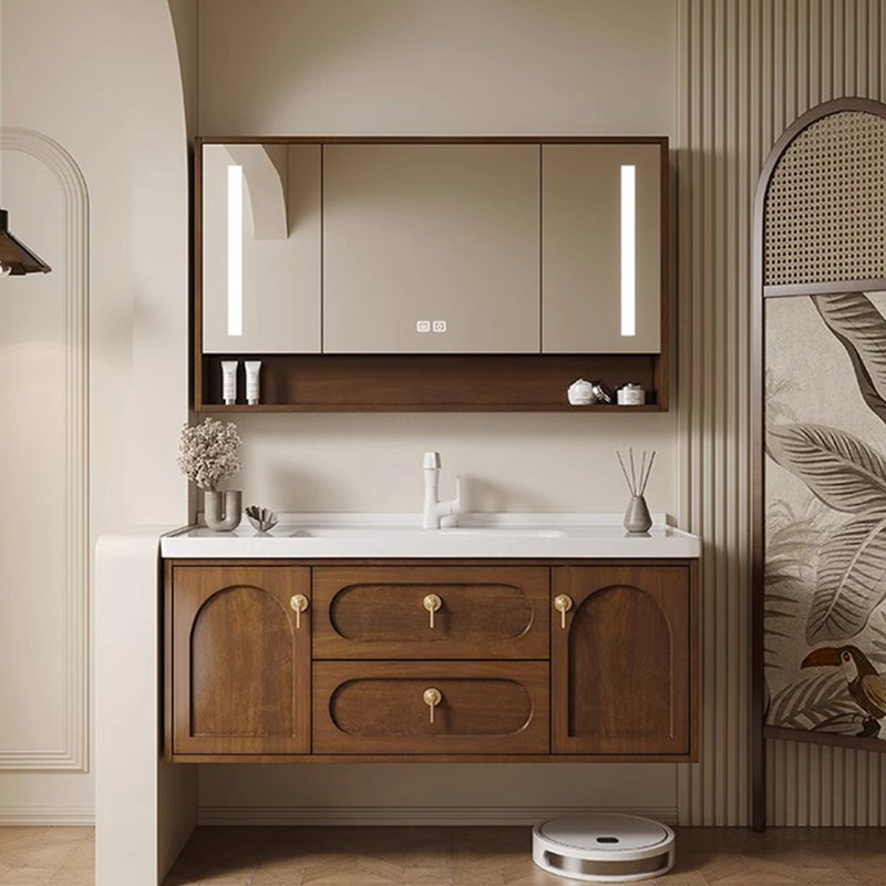 Armoire de salle de bain de luxe rétro de style chinois
