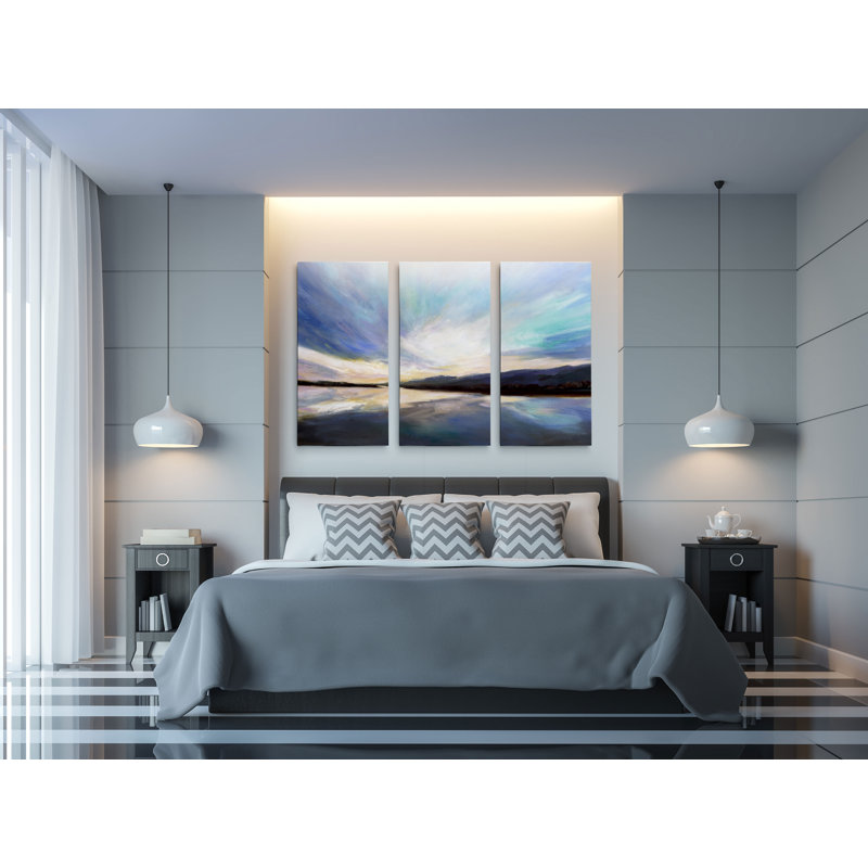 « salt flats i », impression multi-pièces sur toile, H 24 po x l 36 po x P 1,5 po