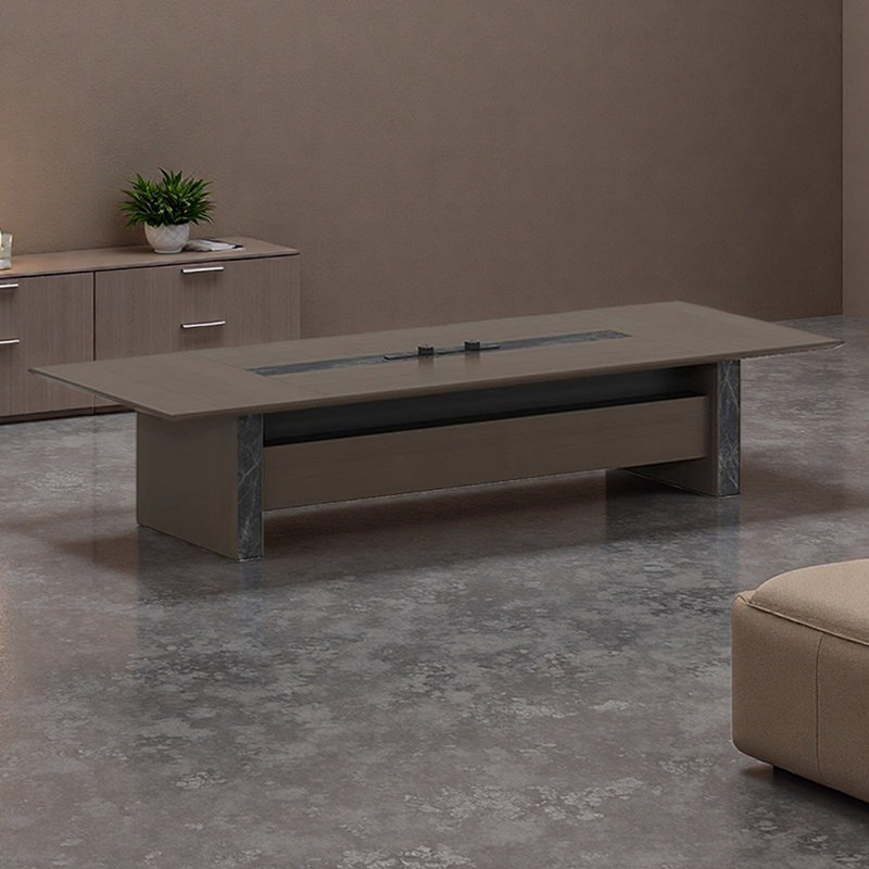 Grande table de conférence légère et luxueuse, H 29,52 po x L 141,73 po x l 55,11 po