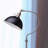 56''H Satin Nickle Good Neck Floor Lamp