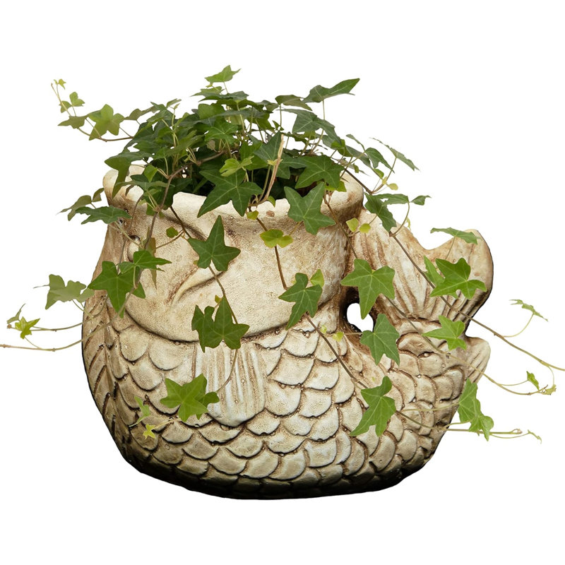 Abryanna Statue Planter, Beige