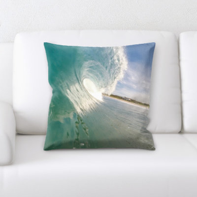 Microsuede Reversible Throw Pillow