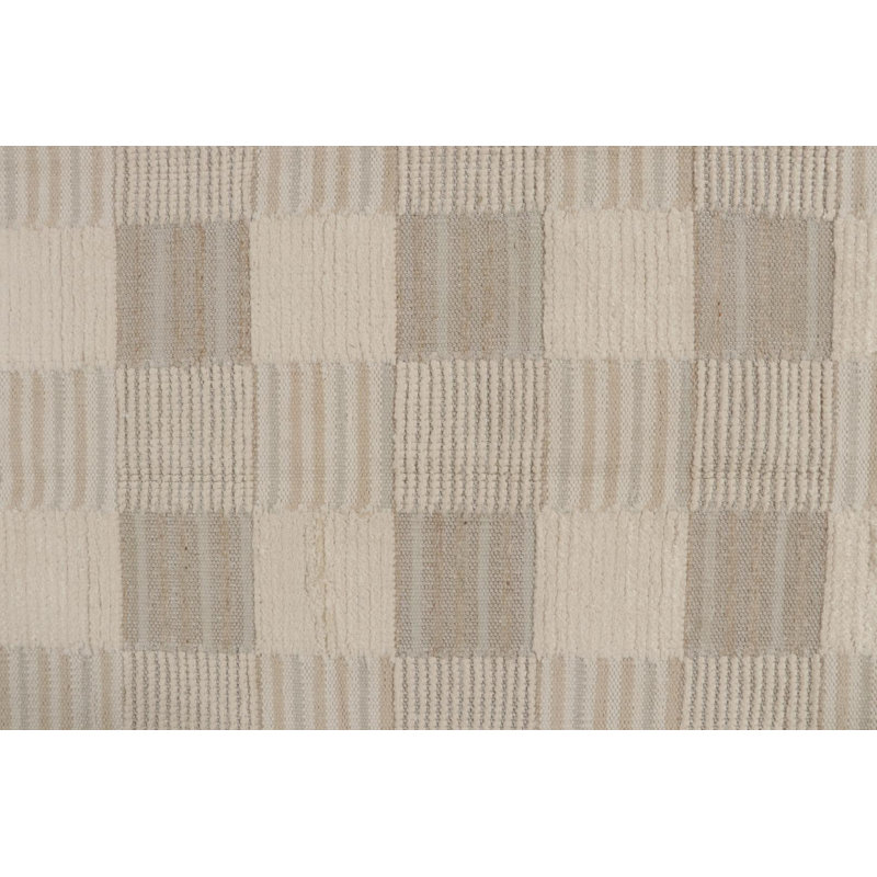 Scandinavian Wool Geometric Area Rug, Rectangle 12' x 16'