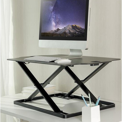 Adjustable Height Steel Standing Desk Converter