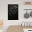 Black Dice Reflection Dramatic Abstract Contemporary Wall Art Print 1 Piece Wrapped Canvas Wall Art-996770935
