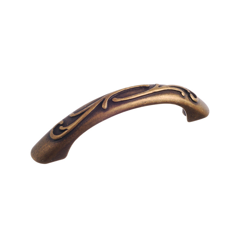 Expression 3" Center to Center Arch Pull, Burnished Brass