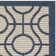 Arneshia Geometric Beige/Blue Indoor/Outdoor Area Rug