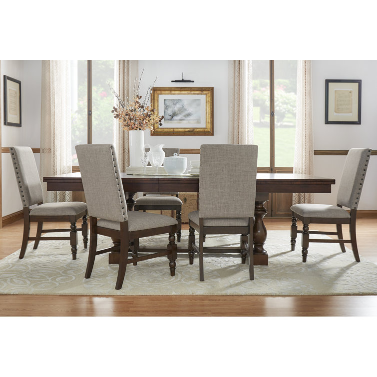 Donnellson 6 - Person Extendable Trestle Dining Set