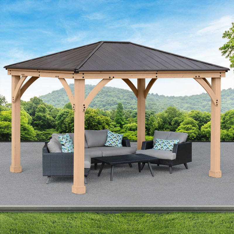 Pavillon Meridian, H 144 po x l 120 po x P 114 po