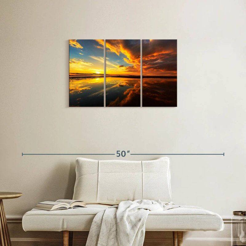 Gillard Sunrise Sky Sea Reflection, 20" H x 33" W