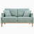 Upholstered 56.7'' Loveseat-1326545355