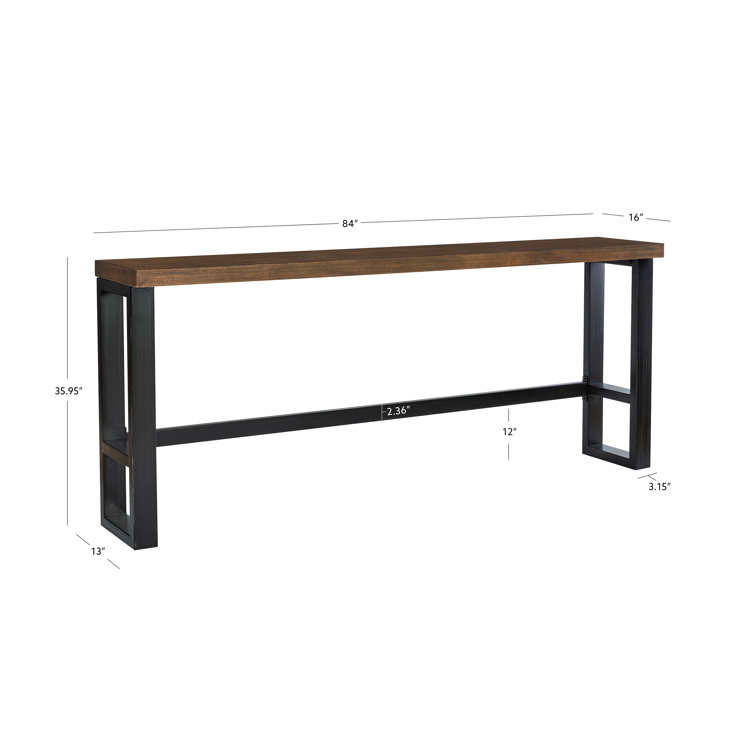 Wellman Metal Base Dining Height Pub Table