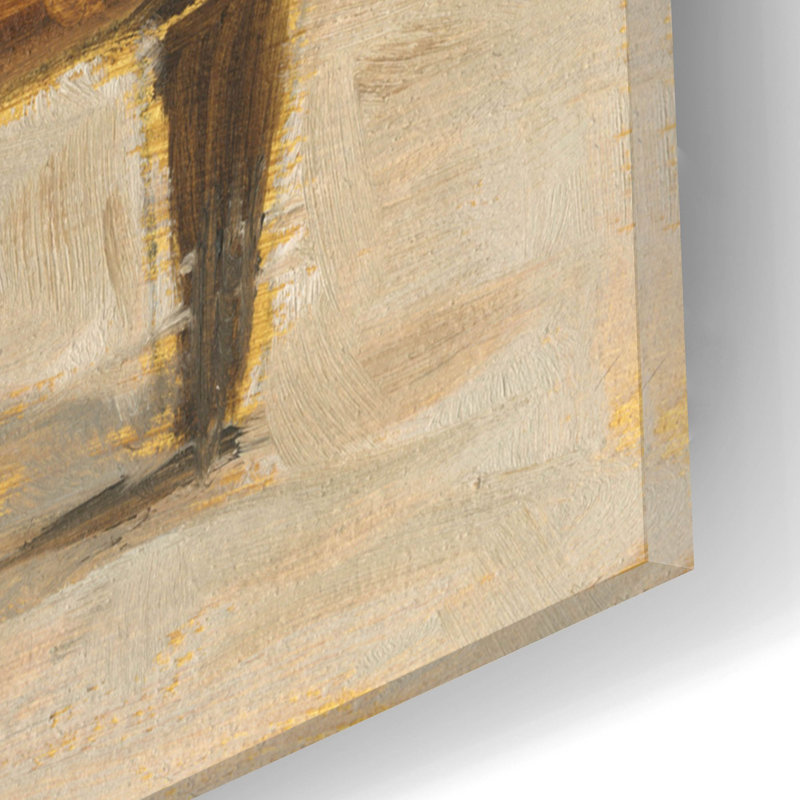 «Refined Comfort 3» par Ethan Harper, art mural en verre acrylique, H 12 po x l 12 po x P 0,13 po