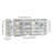  Soper Crystal Rectangle Iron/Crystal Glam Modern LED Vanity Light-1916124167