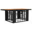 Rectangle Glass Outdoor Coffee Table - 100 cm W 55 cm D-387193060