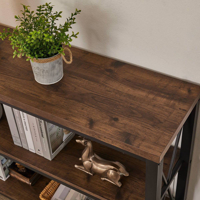 Aust 47.24'' Console Table, Rustic Oak